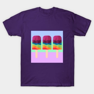 Summer Rainbow Popsicles T-Shirt